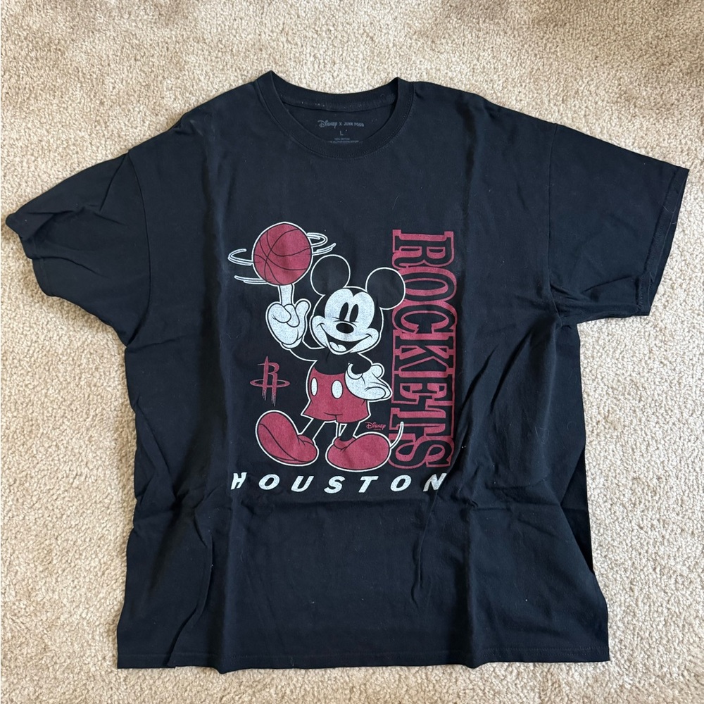 Disney x Junk Food Black T-Shirt